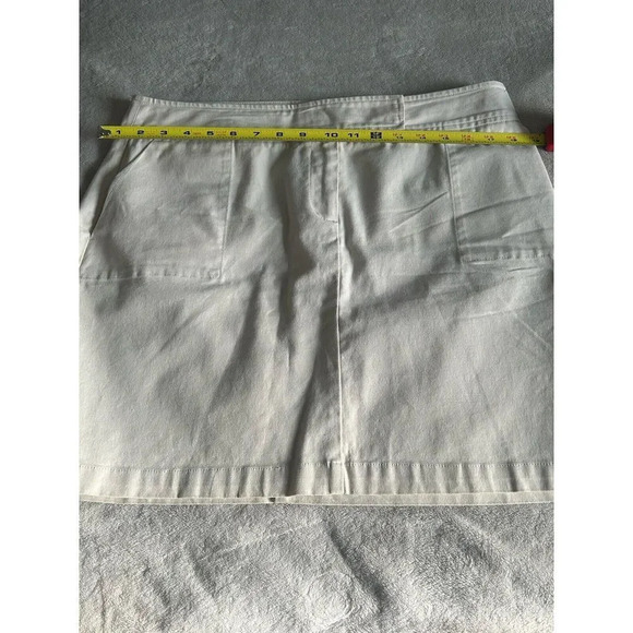 Style & Co‎ Beige Pockets Belted Pencil/Straight Knee Length Skirt Size 14P - Picture 12 of 13